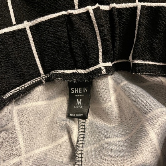 SHEIN 2 Piece Grid Pattern Suit Set - Picture 6 of 7